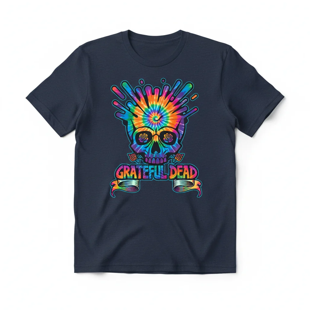 Grateful Dead 'Steal Your Face' Tie-Dye Tee