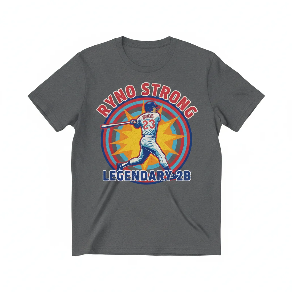 Ryne Sandberg 'Ryno Strong 23' Chicago Cubs Legends T-Shirt