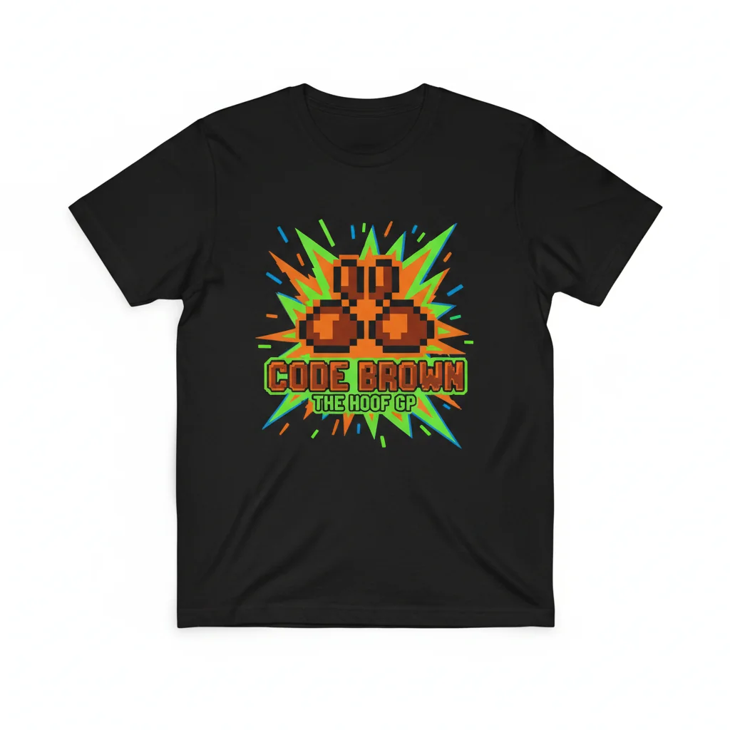 The Hoof GP "Coder Brown" Artist Tee | Premium Soft Unisex Shirt