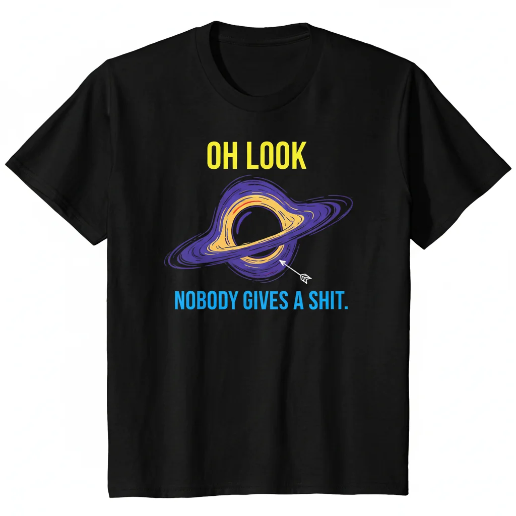 Durable & Fade-Resistant "Oh Look Nobody Gives A Shit" Essential T-Shirt – Premium Comfort