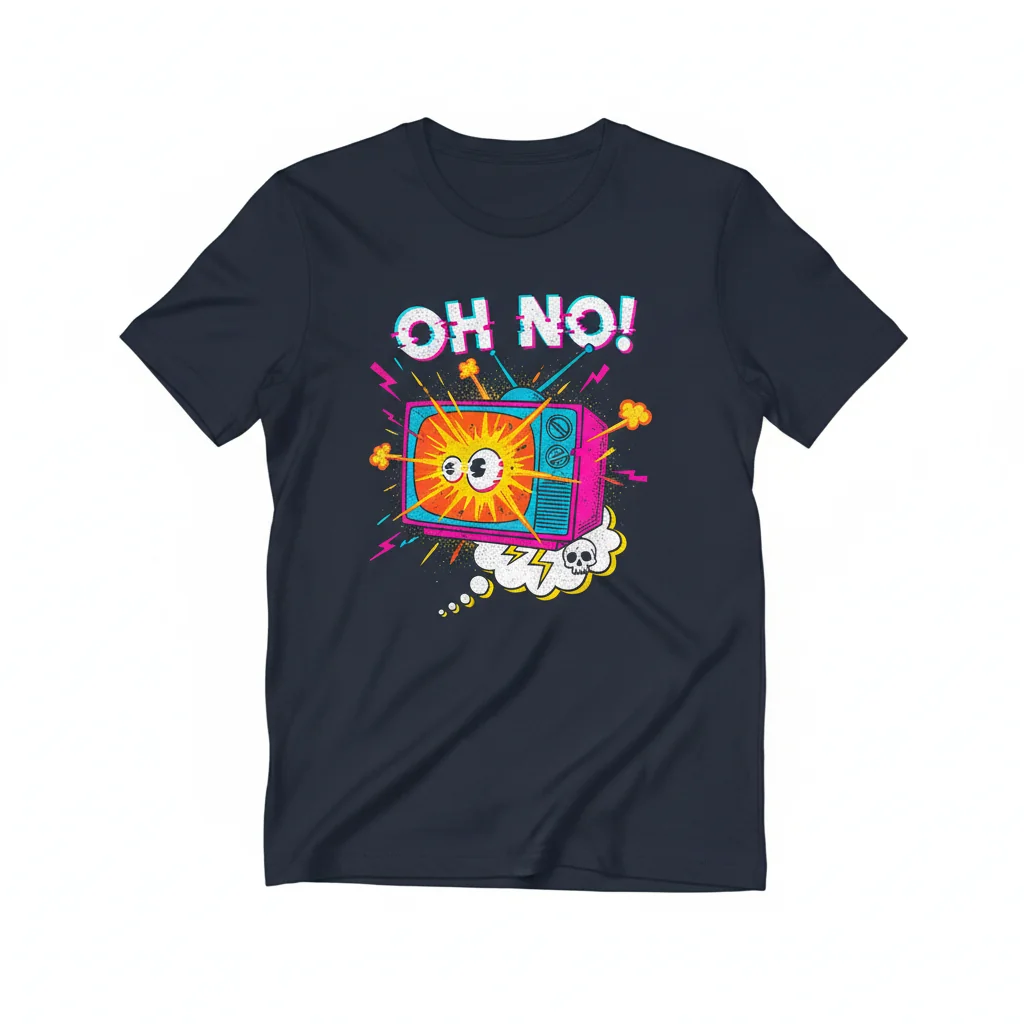 Camiseta Esencial "Oh No": Durabilidad y Estilo Inigualables