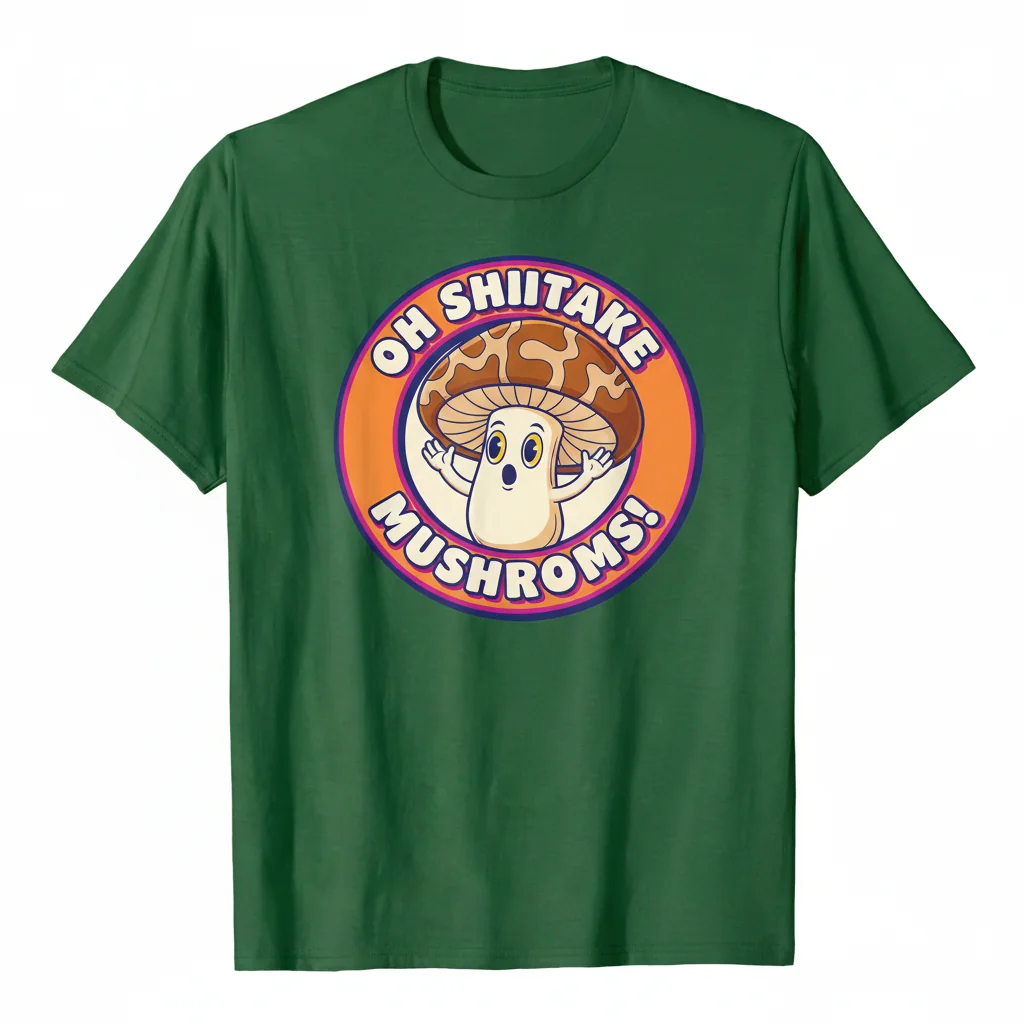 Oh Shiitake Mushrooms - The Whimsical Essential T-Shirt