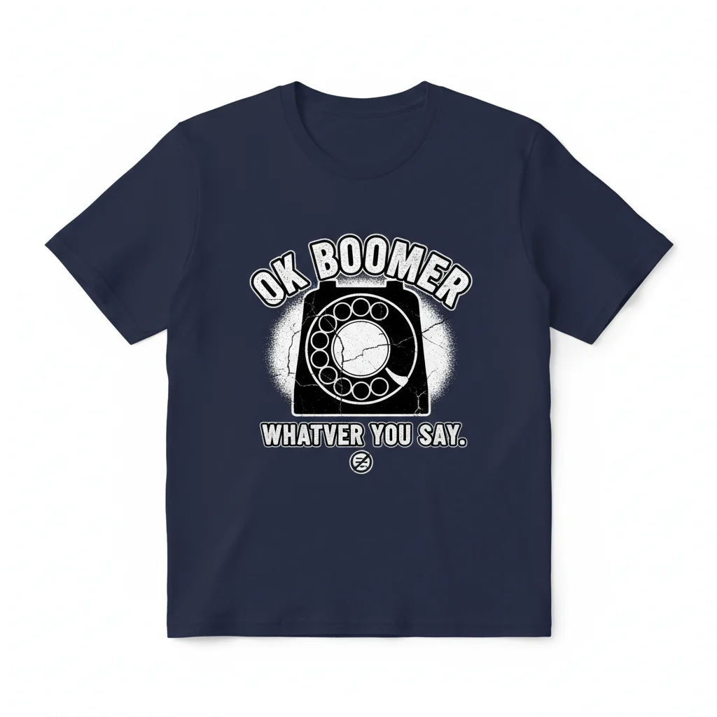 The 'Okay, Boomer' Essential Tee: A Generational Statement