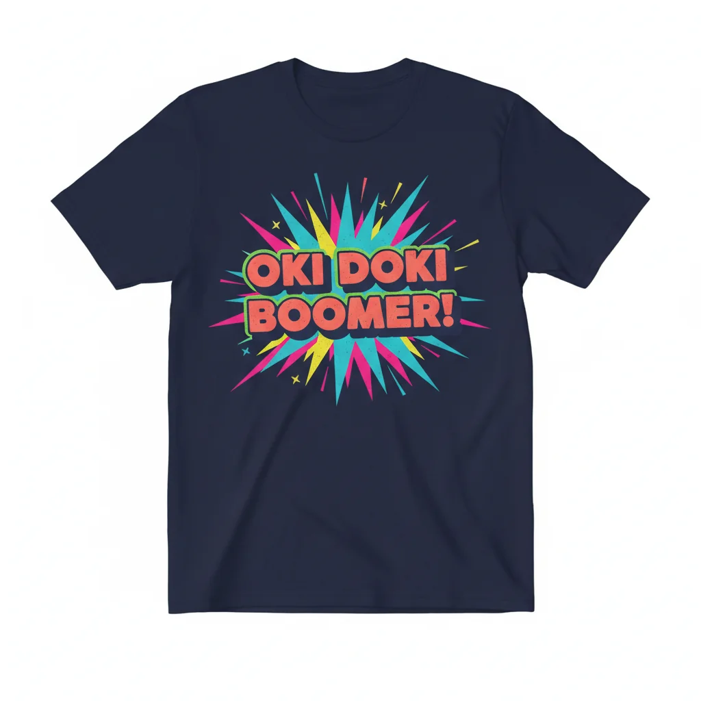 Oki Doki Boomer! Funny Meme Essential T-Shirt – Durable, Vibrant & Perfect Fit