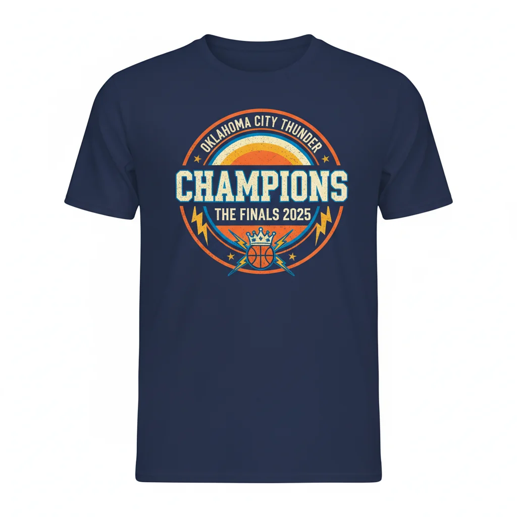 Thunder Up! 2025 Finals Champs Vintage Tee