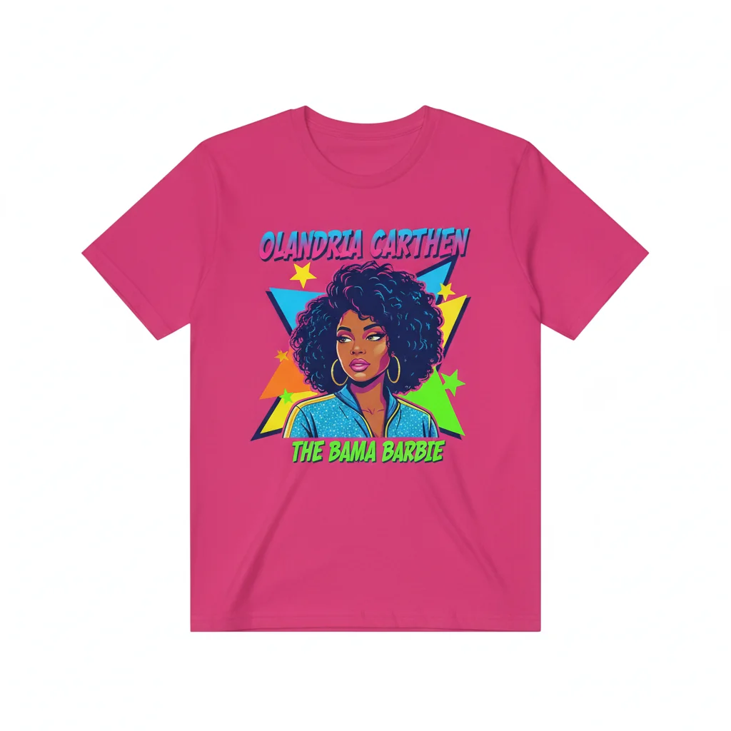 Bama Barbie Olandria Carthen Graphic T-Shirt – Southern Style Tee