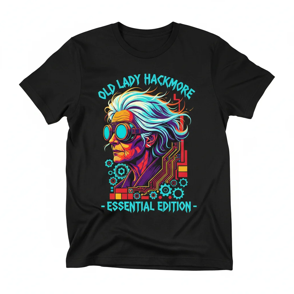 The 'Old Lady Hackmore' Essential Tee: Wearable Storytelling