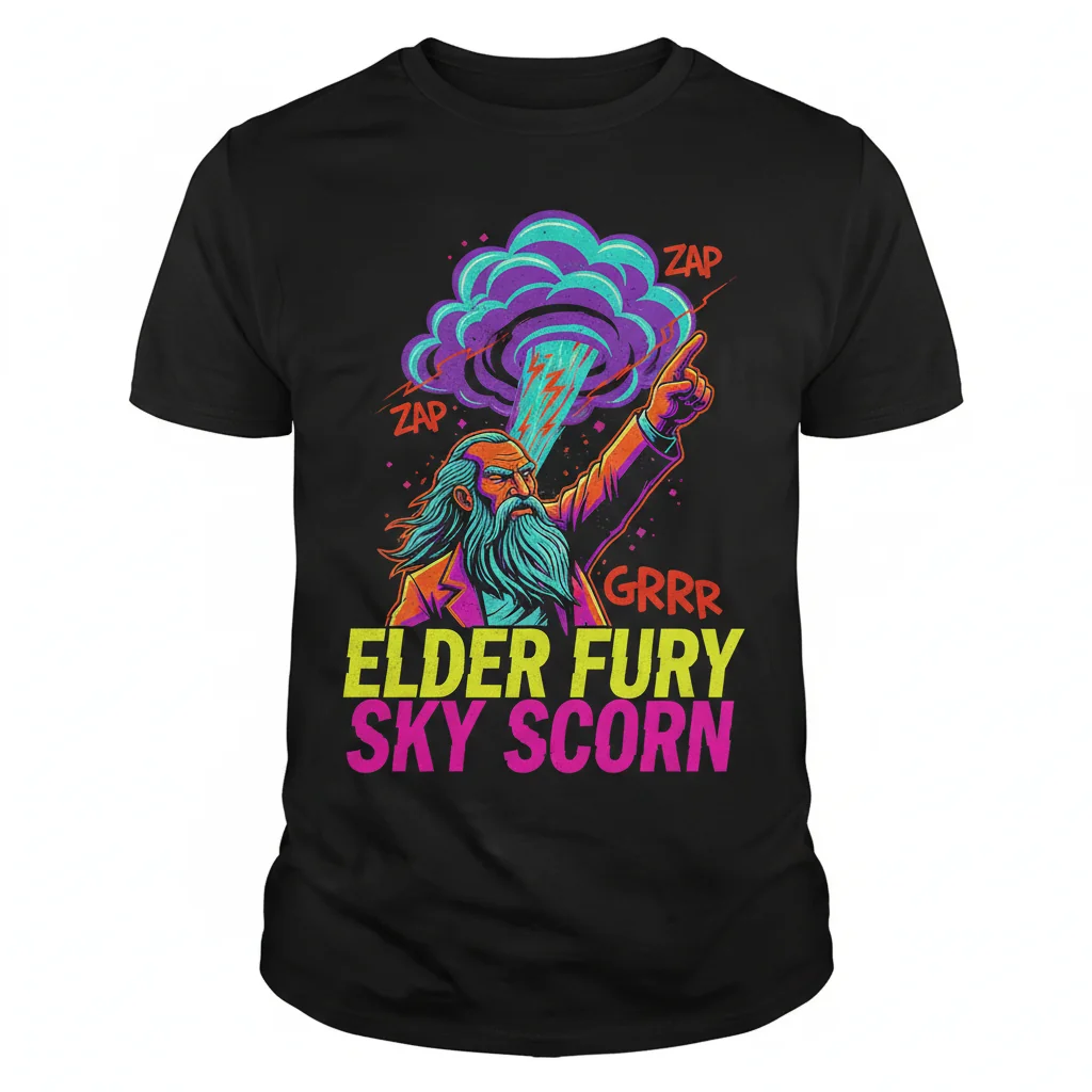 Old Man Yells at Cloud Funny Meme Essential T-Shirt - Premium Cotton Tee