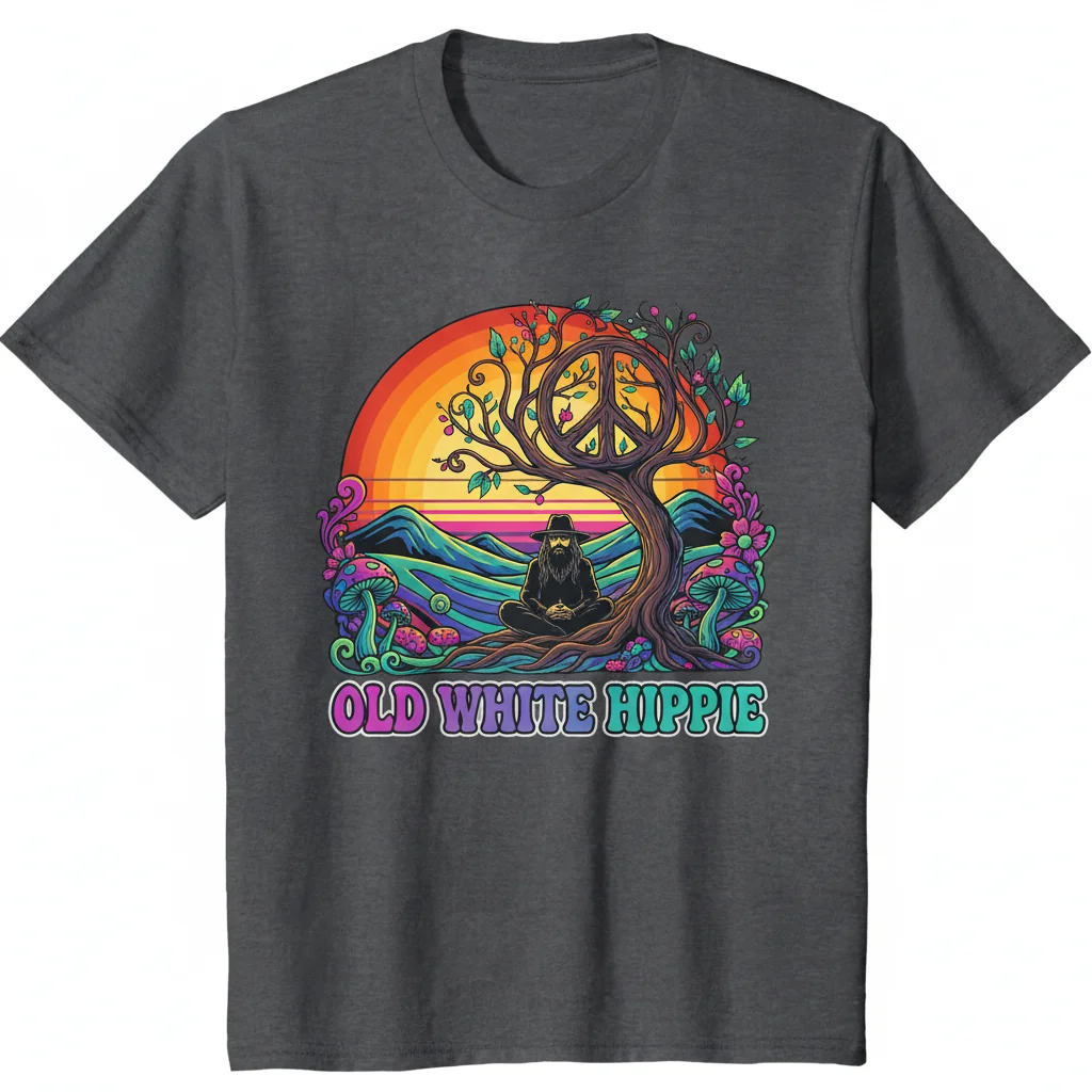 The Wanderer's Spirit: Vintage-Inspired Comfort Tee