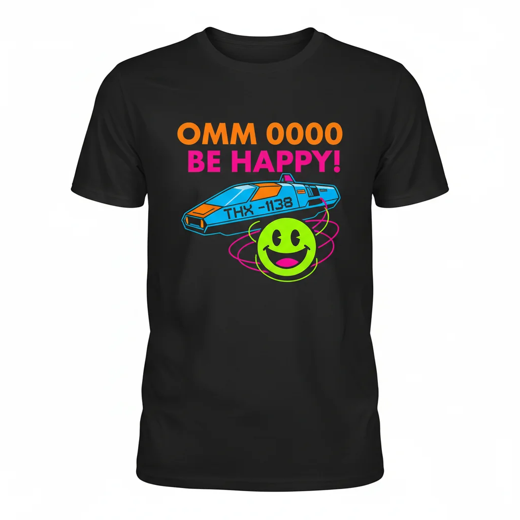 Be Happy: The OMM 0000 THX -1138 Artistic Journey Tee