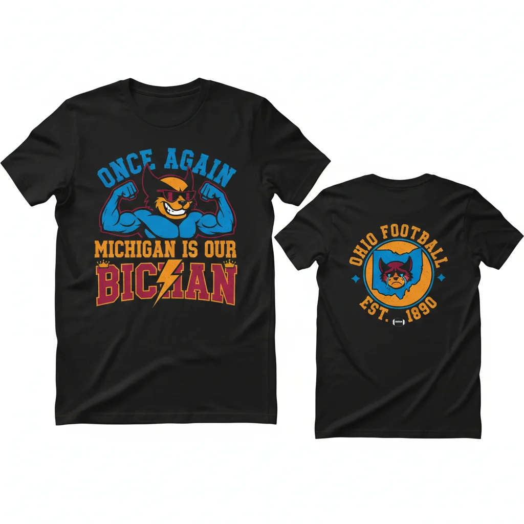 Michigan is Our Bichigan Shirt | 2-Sided Rivalry Football Tee