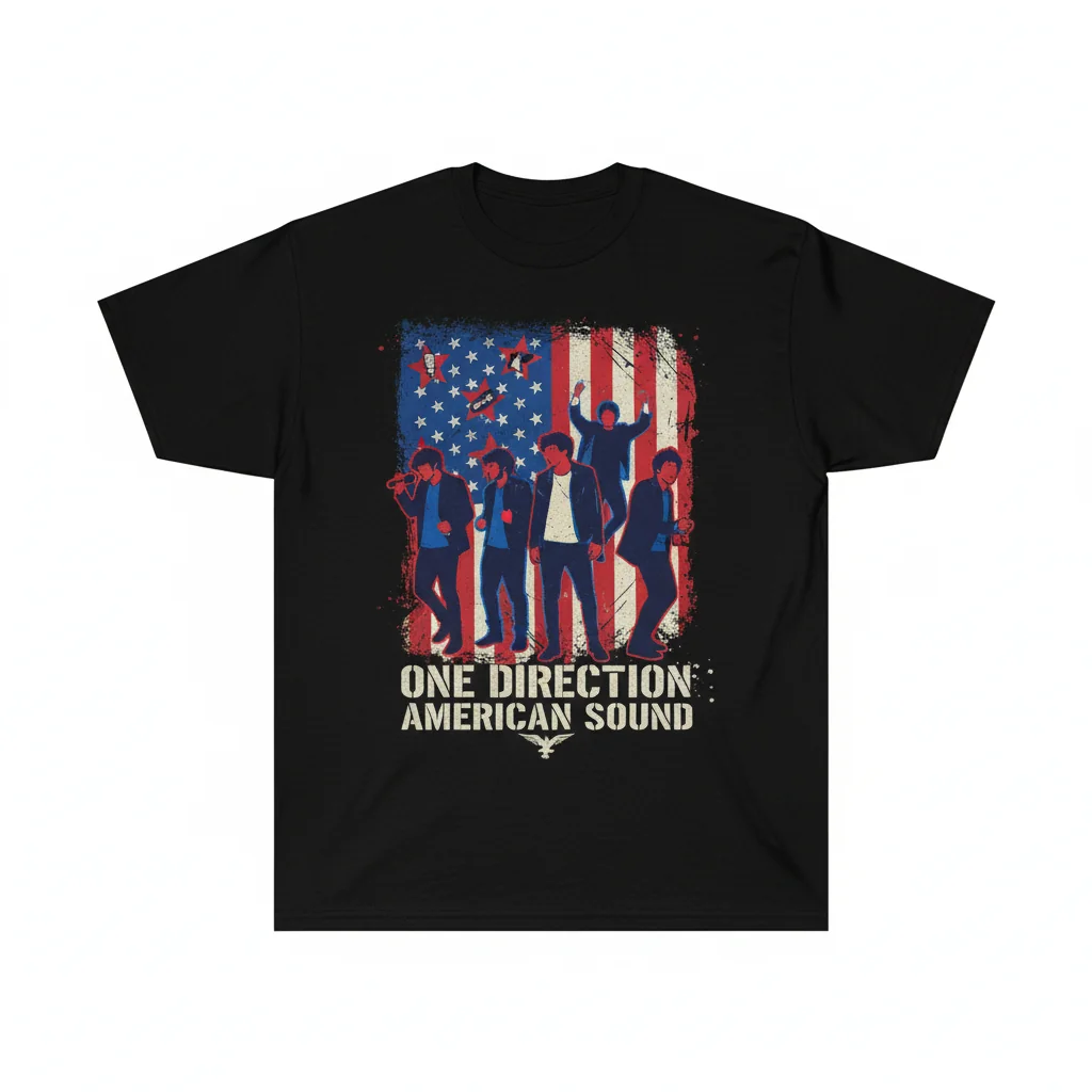 One Direction American Flag: Fan Anthem Tee