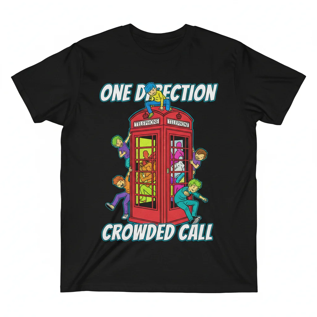 1D Phone Booth Essential Tee