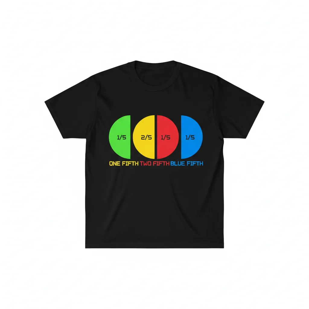 Red & Blue Fifth Vibe Tee