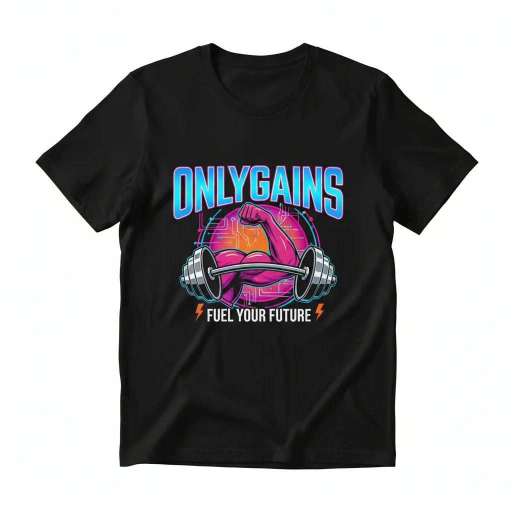 OnlyGains Essential T-Shirt: Conquer Your Day in Style & Comfort 1 OnlyGains Essential T-Shirt: Conquer Your Day in Style & Comfort