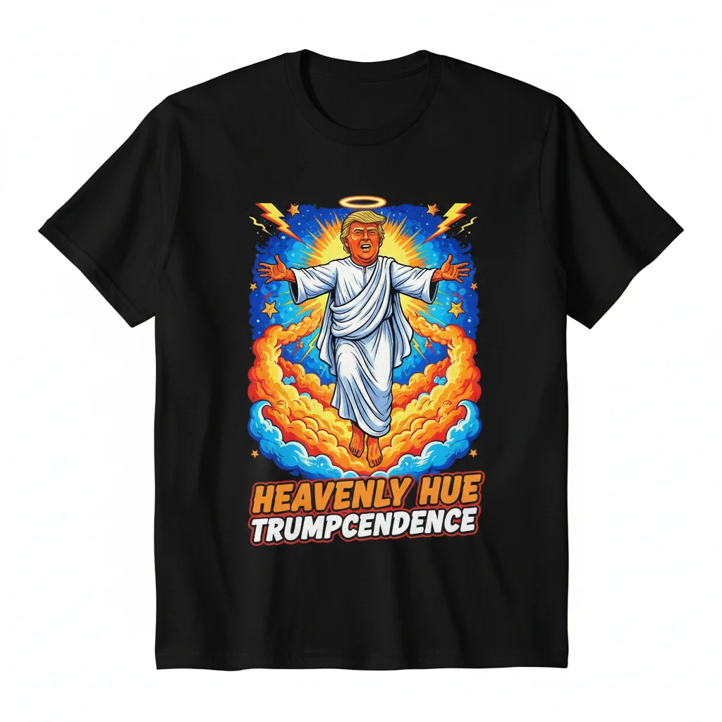 Divine Orange Sky Tee – Surreal Iconography