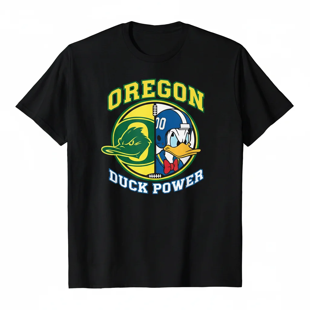 Oregon Ducks vs Donald Duck Fan Football Shirt – Premium Comfort & Durability 1 Oregon Ducks vs Donald Duck Fan Football Shirt – Premium Comfort & Durability