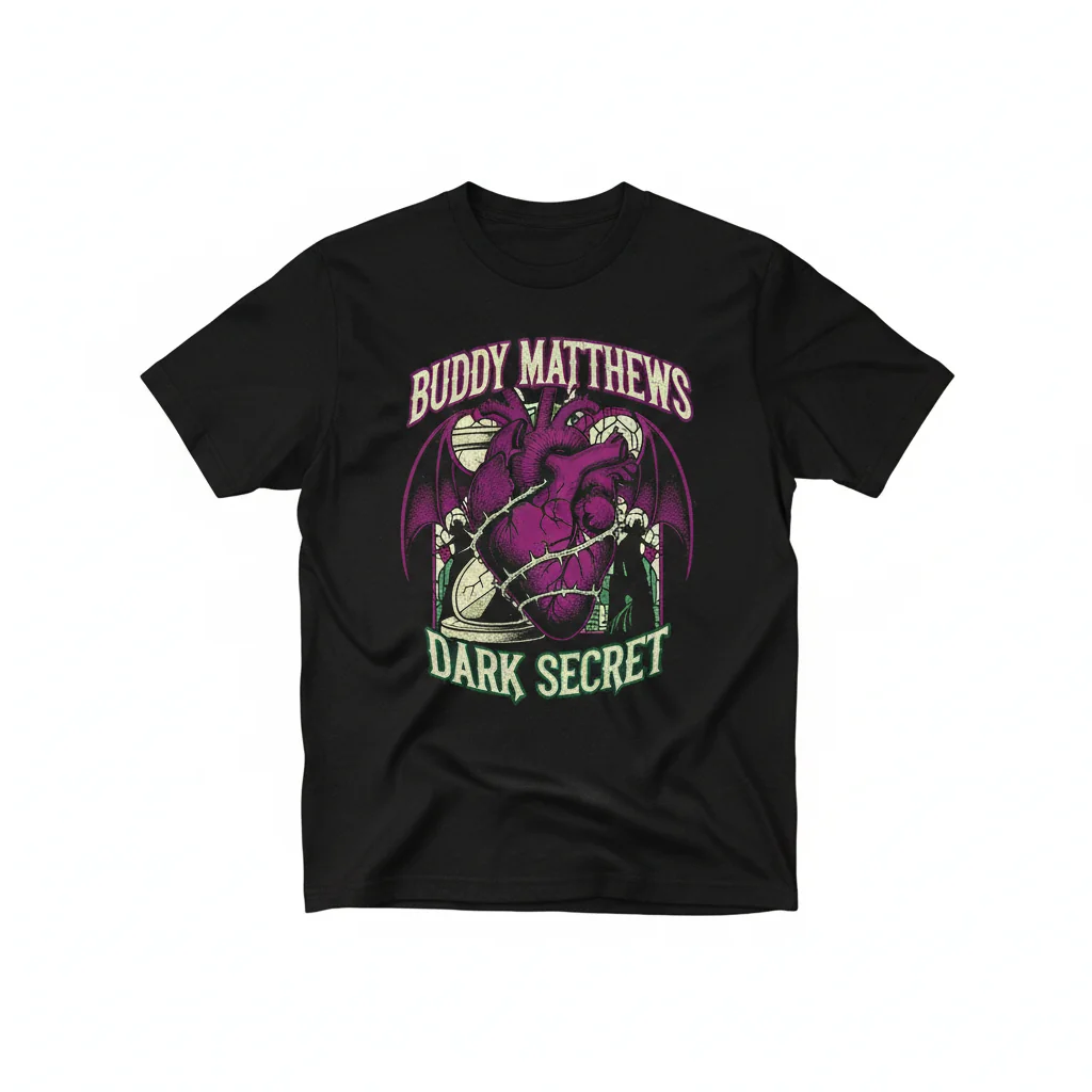 Buddy Matthews "Dark Secret" Artistic Tee | Premium Wearable Art
