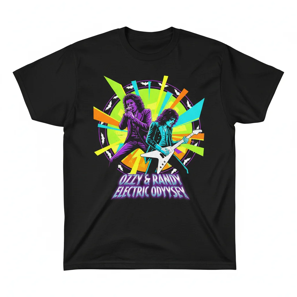 The Legendary Duo: Ozzy Osbourne & Randy Rhoads Tribute Tee