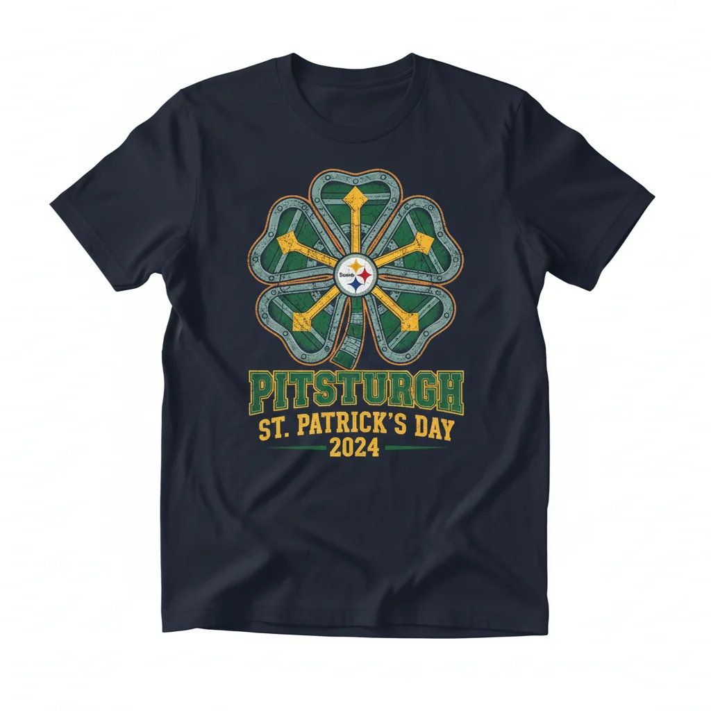 Shamrock Steelers Tee: St. Patrick's Day Edition