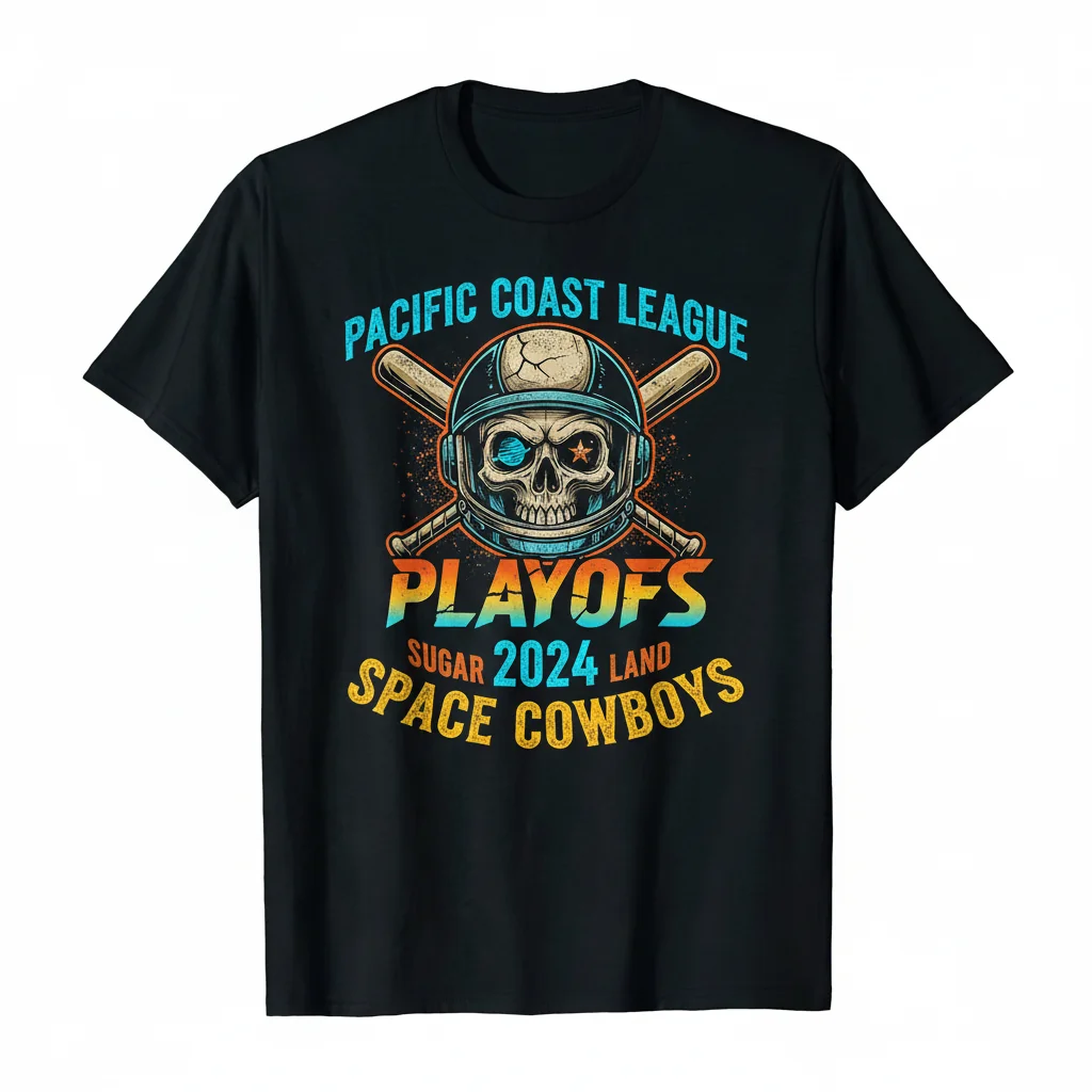 Sugar Land Space Cowboys Playoff 2024 PCL Fan T-Shirt