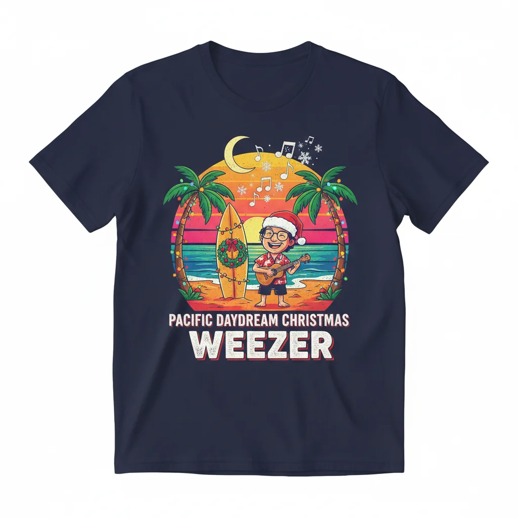 Weezer Pacific Daydream 'Festive Flow' Tee