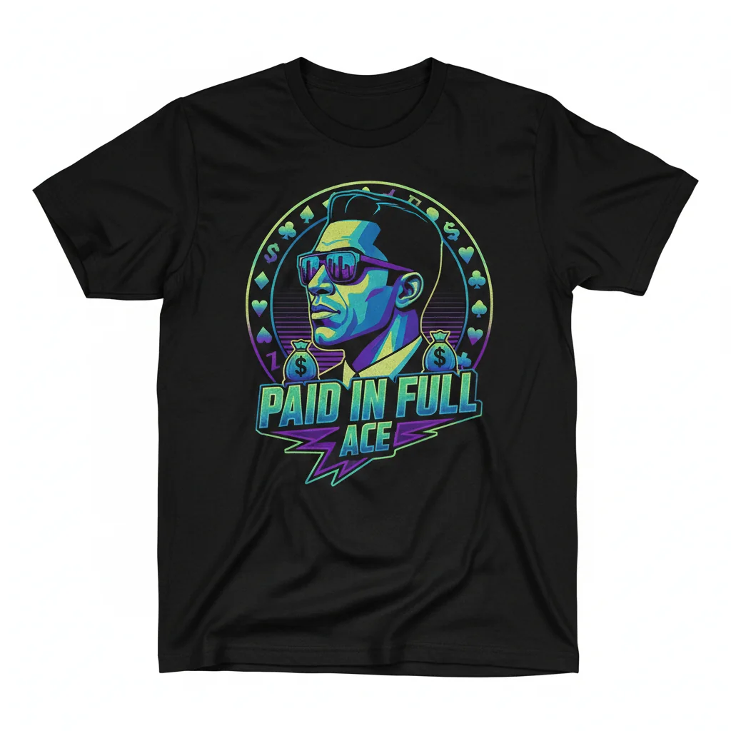 "Paid In Full - Ace" Premium Graphic T-Shirt | Durable & Pre-Shrunk Unisex Fit