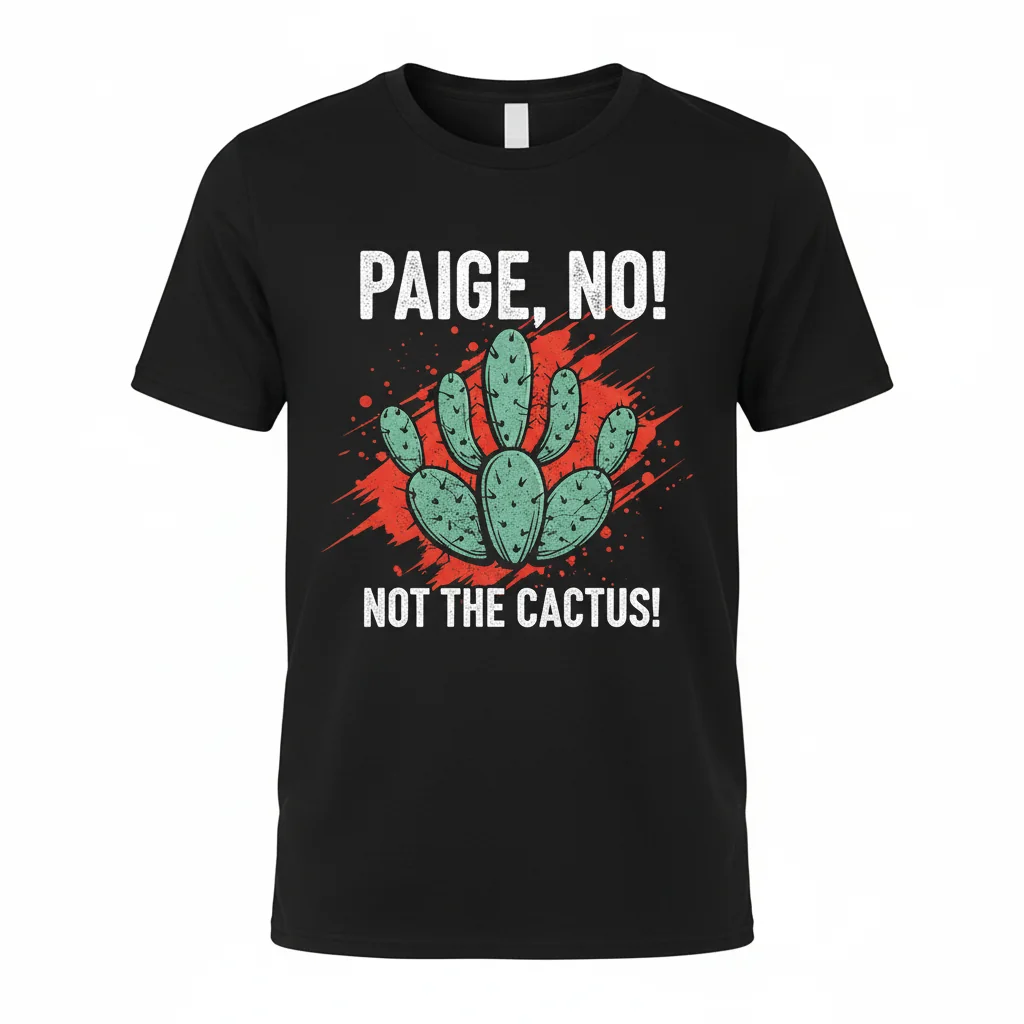 Paige, no! The Whimsical Cactus Essential Tee