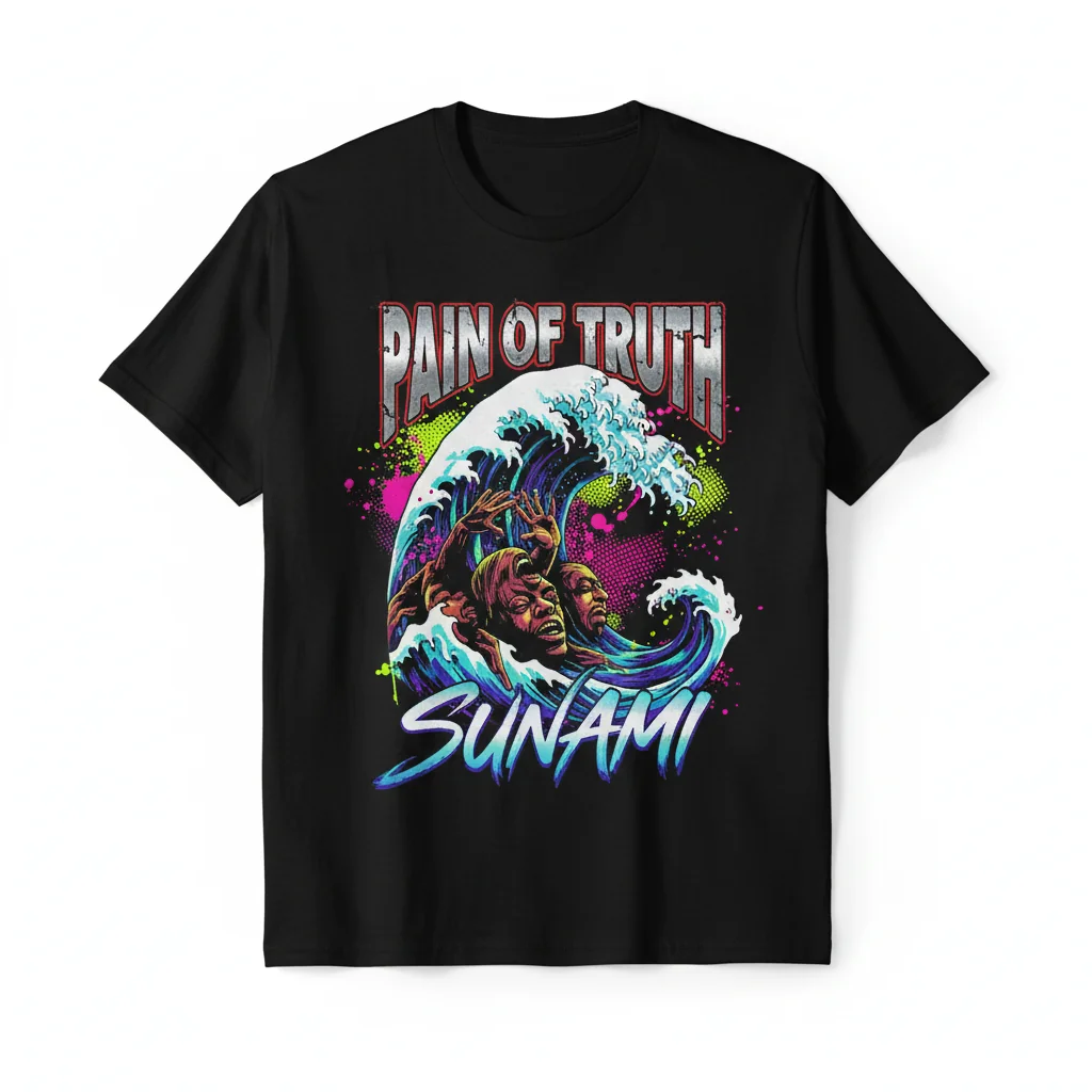 Pain Of Truth Sunami: Echoes of Sound Tee