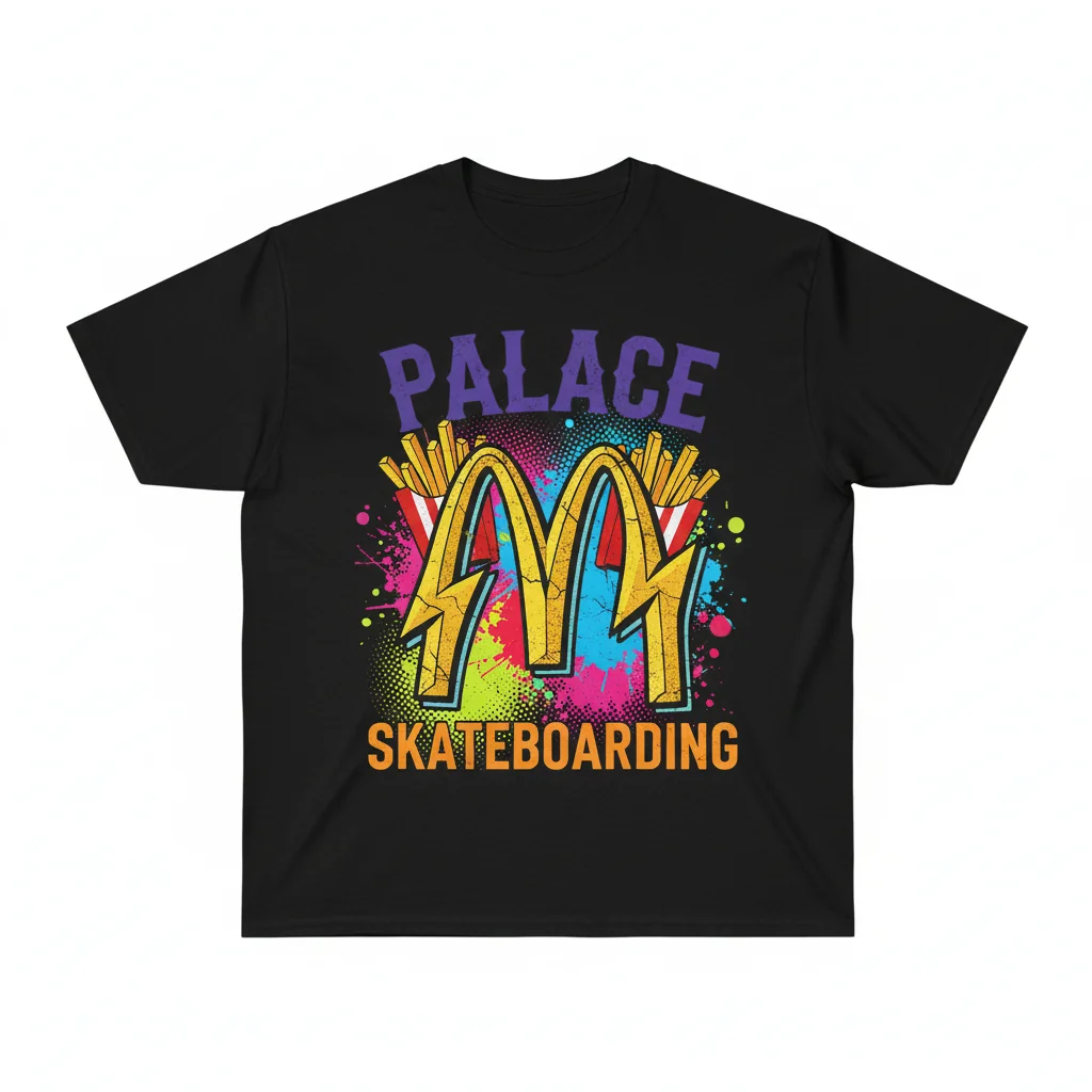 Palace x McDonalds Logo T-Shirt - Premium Cotton Graphic Tee