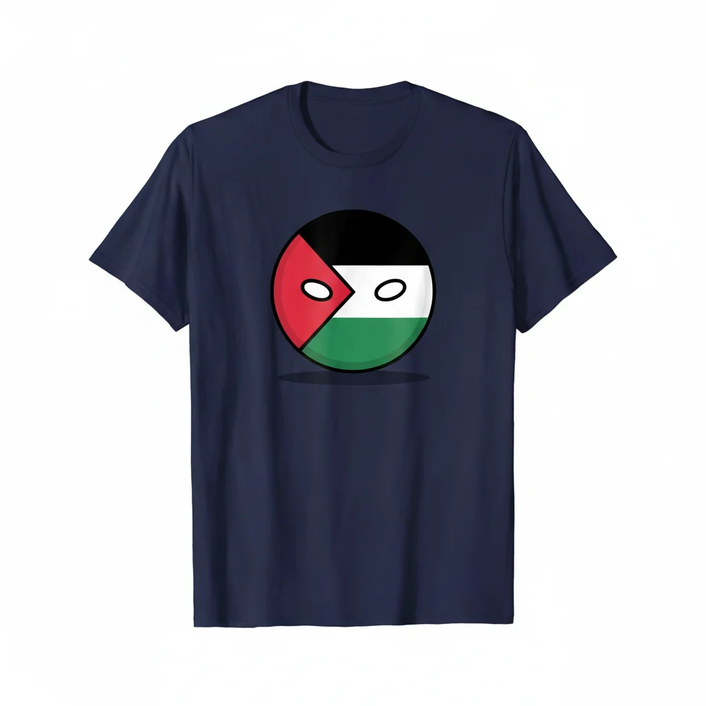 Palestineball (Countryball) Essential T-Shirt – Premium Cotton & Durable Print