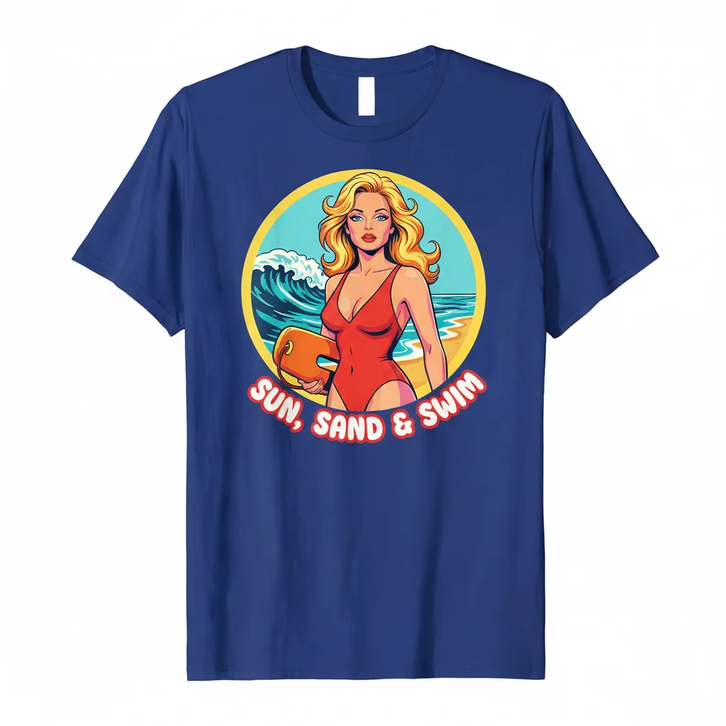 The Pamela Anderson Tee | Wearable Art & Vintage Vibe