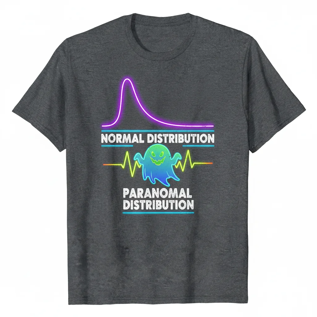 Paranormal Distribution: Embrace the Fun, Spooky Math Ghost Tee