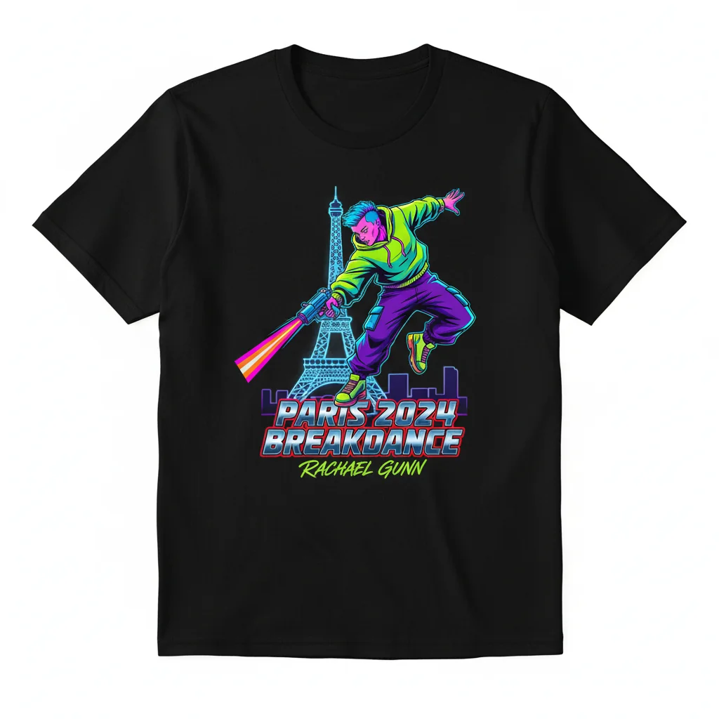 Paris 2024 Breakdance Raygun Rachael Gunn Unisex T-Shirt