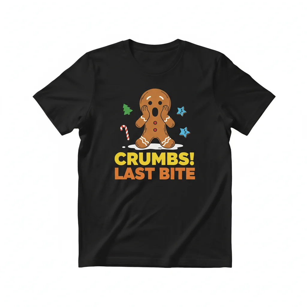 Parody Scream Gingerbread Christmas Cookie Meme Unisex Essential T-Shirt – Durable, Vibrant & Perfect Fit