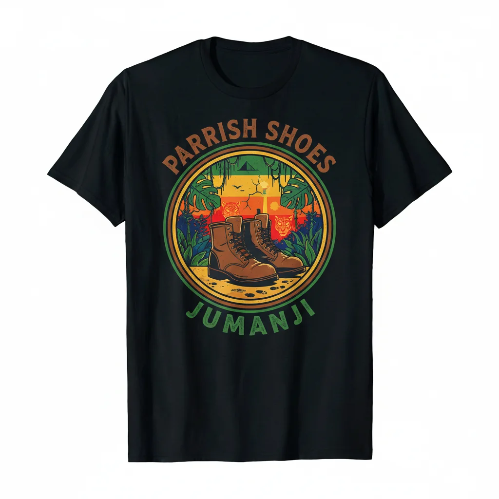 Parrish Shoes Jumanji Essential T-Shirt - Premium Cotton Graphic Tee