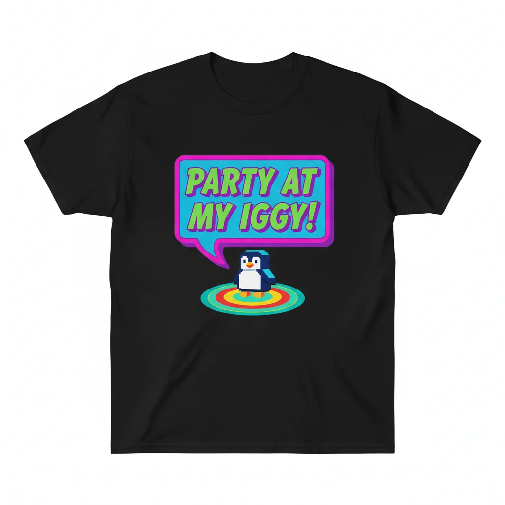 Party At My Iggy Chat Bubble Essential T-Shirt – Fun & Comfy Tee