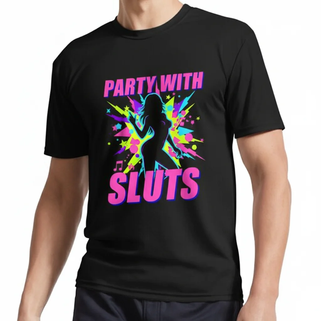 The 'Party With Sluts' Premium Essential Tee: Comfort & Style That Lasts