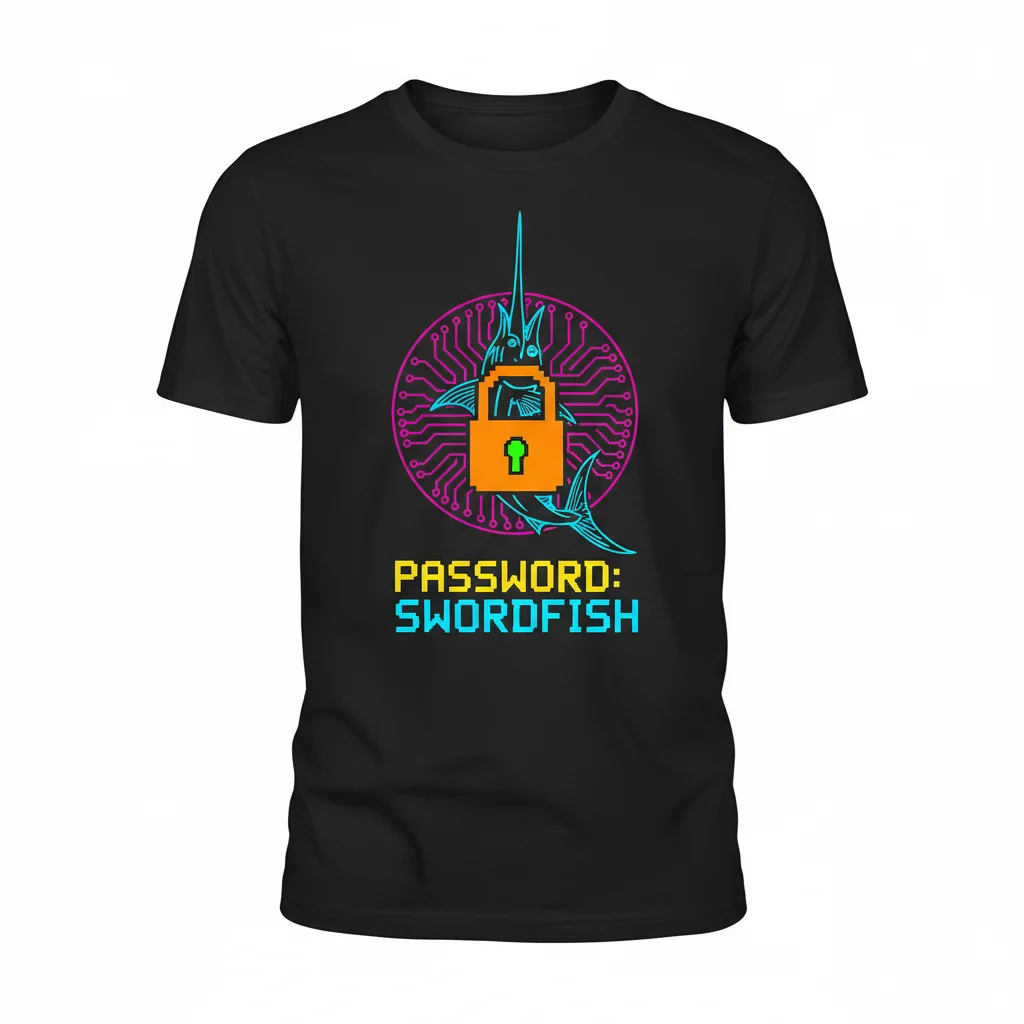 The "Swordfish Whisper" Essential Tee – A Nod to Mystery & Code