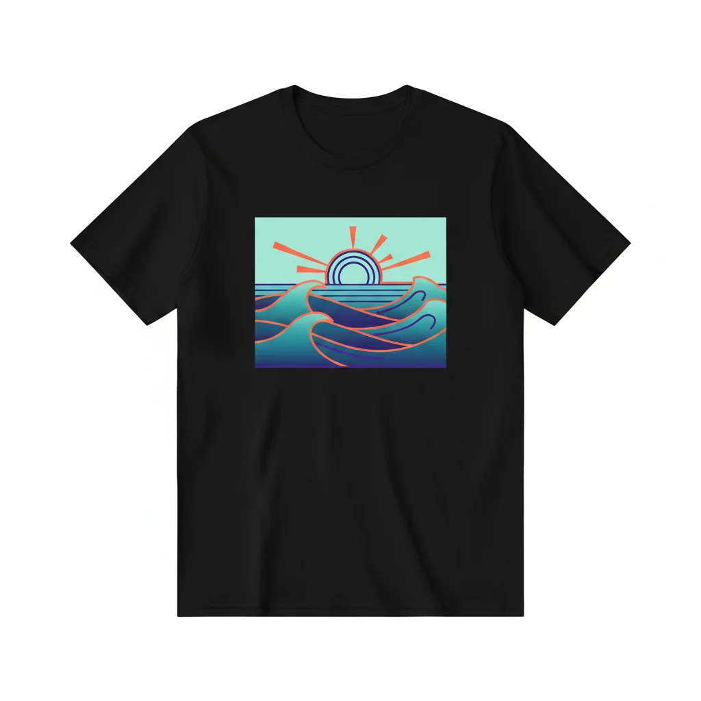 Pastel Aqua Blue Classic Solid T-Shirt – Fade-Resistant & Ultra-Soft