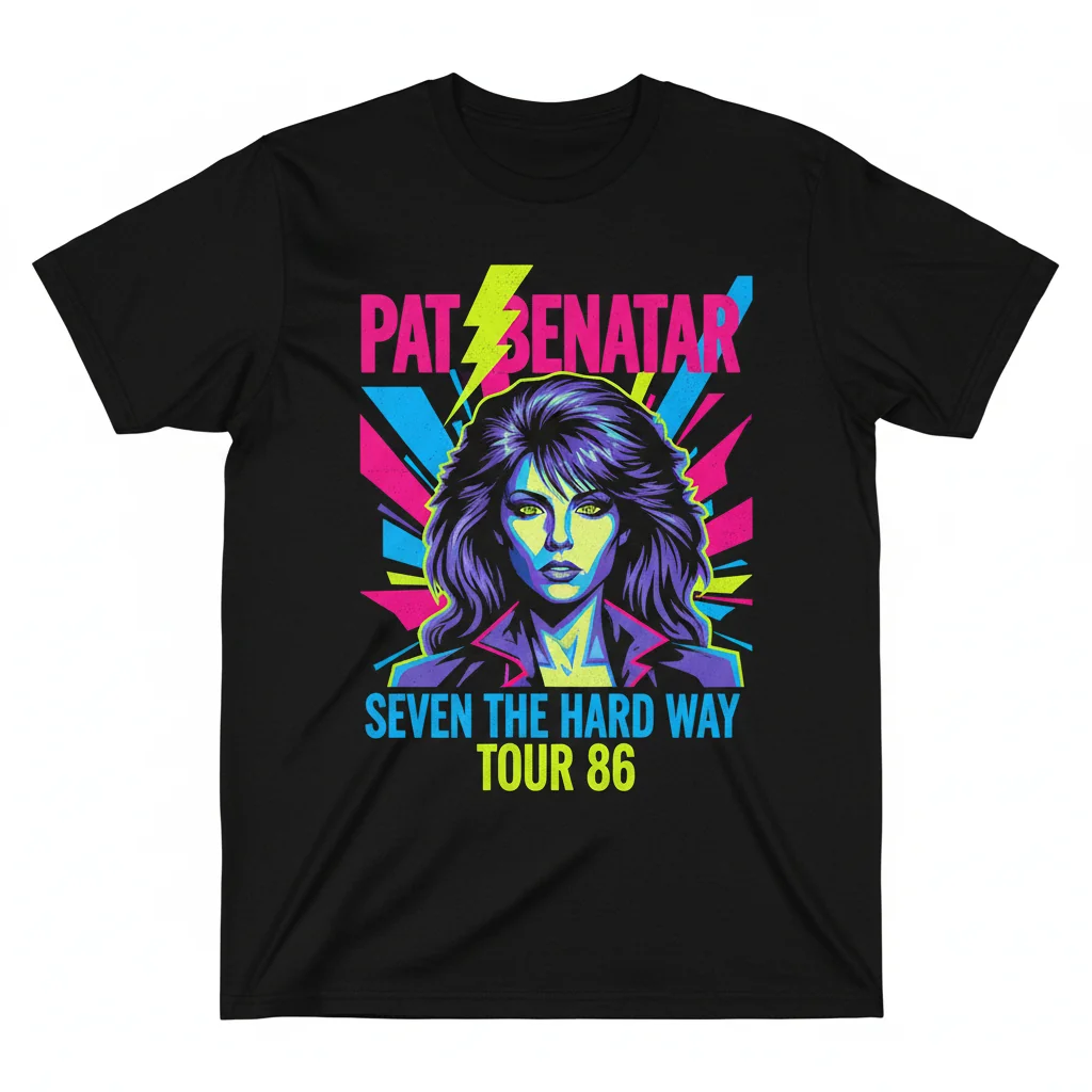 Pat Benatar 'Seven the Hard Way' 1986 Vintage Tour T-Shirt