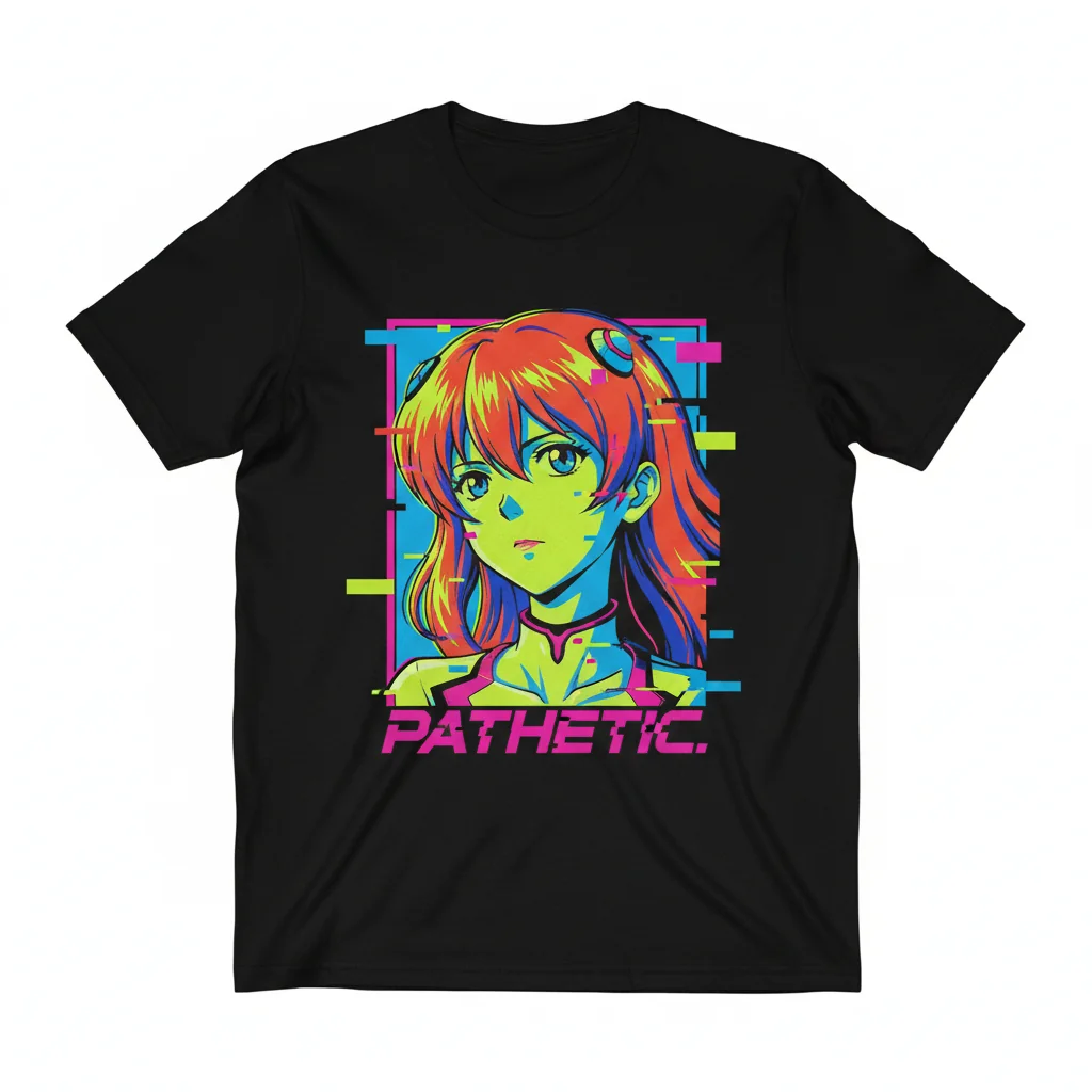 Asuka Pathetic Essential T-Shirt - Anime Fan Apparel