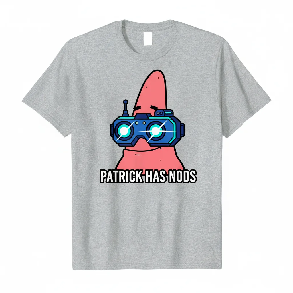 Patrick Has Nods Essential T-Shirt – Premium Cotton, Retail Fit & Durable Design