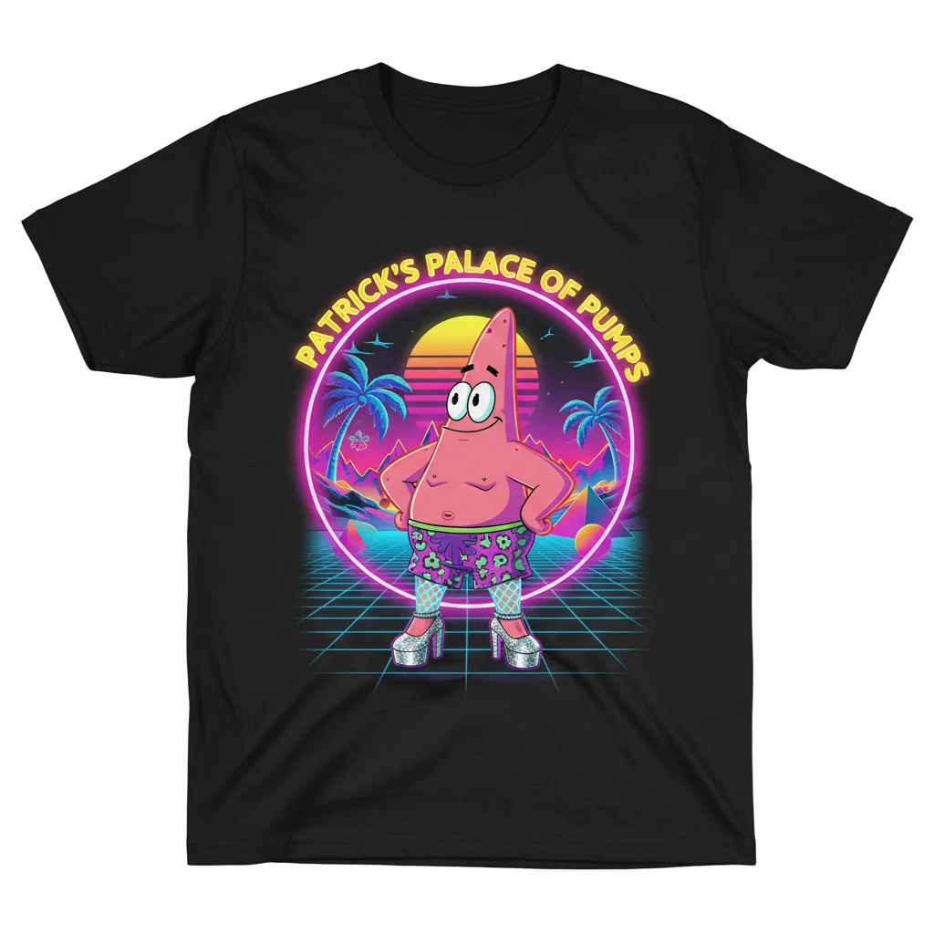 Patrick in Heels Essential T-Shirt – Premium Ring-Spun Cotton Graphic Tee