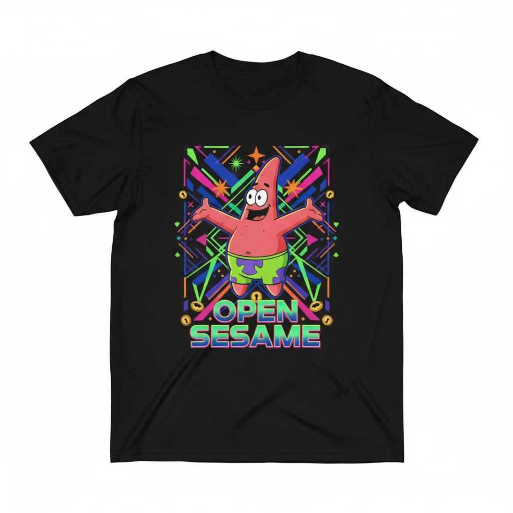 Patrick Star Open Sesame: Unlock Your Inner Joy Essential T-Shirt