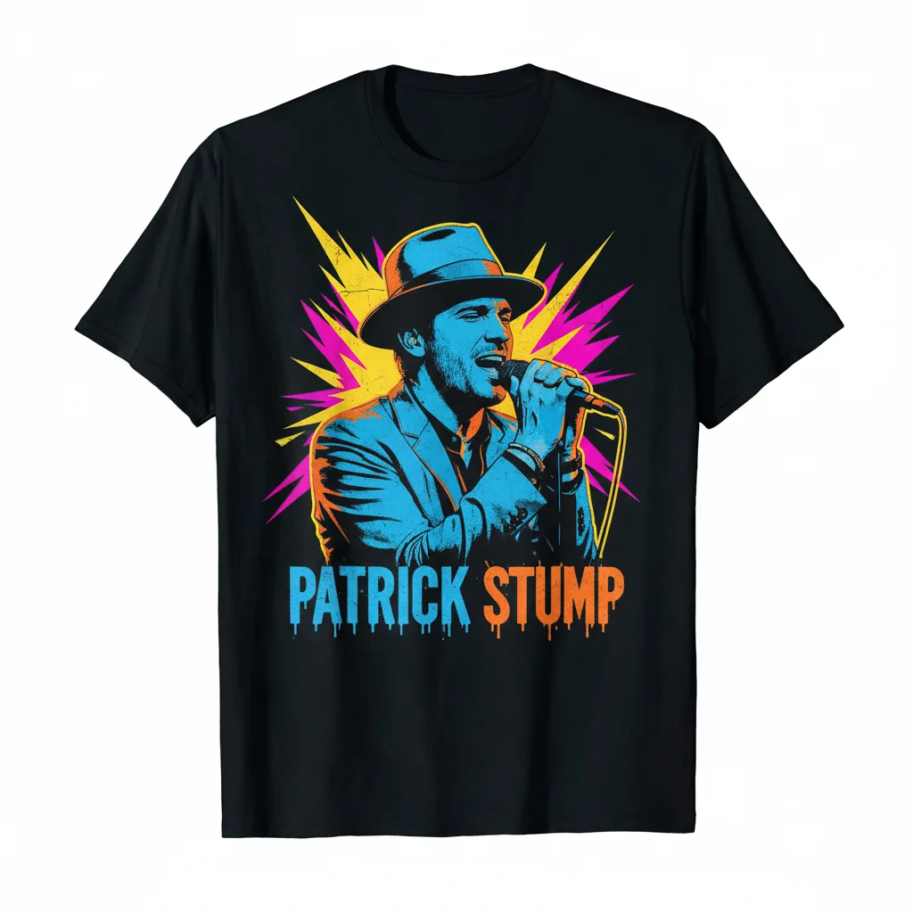 Patrick Stump Fall Out Boy Band Tee - Official Fan Apparel