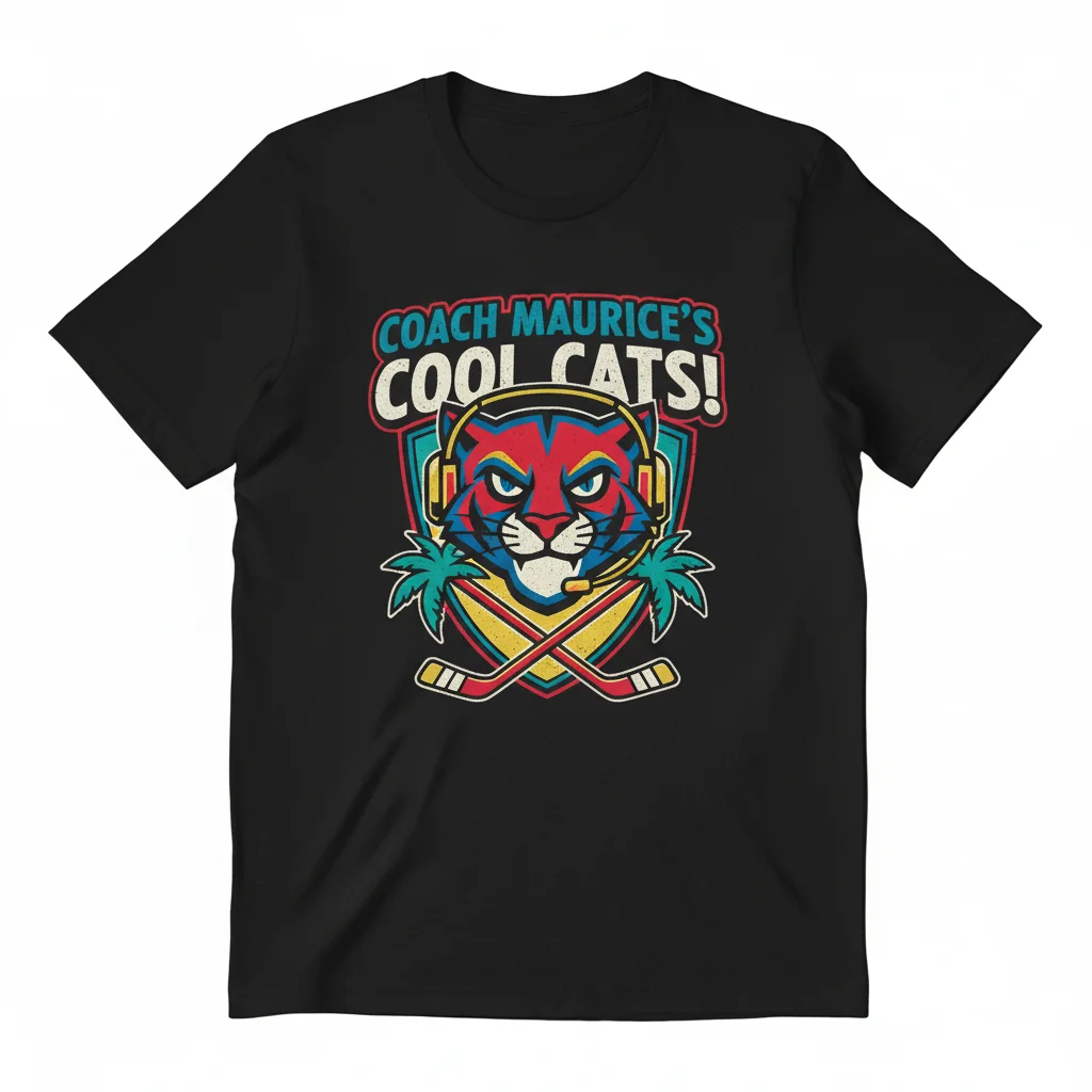 Paul Maurice Florida Panthers Cat T-Shirt – Fan Apparel