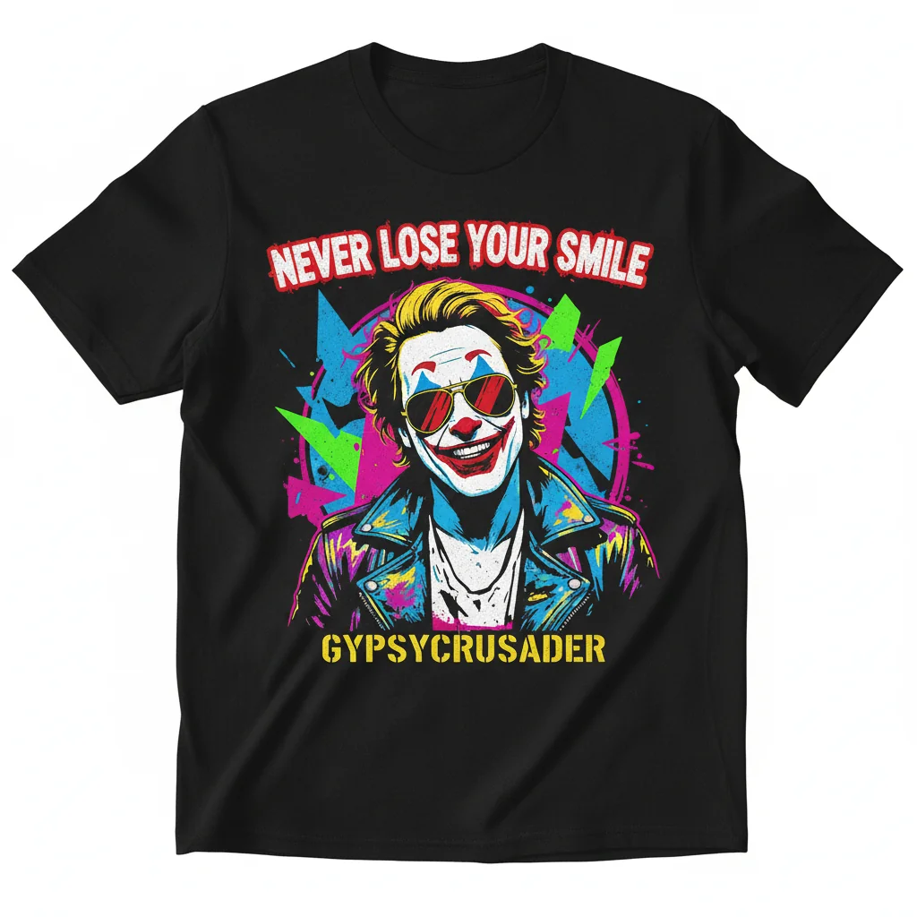 Paul Miller GypsyCrusader Never Lose Your Smile T-Shirt