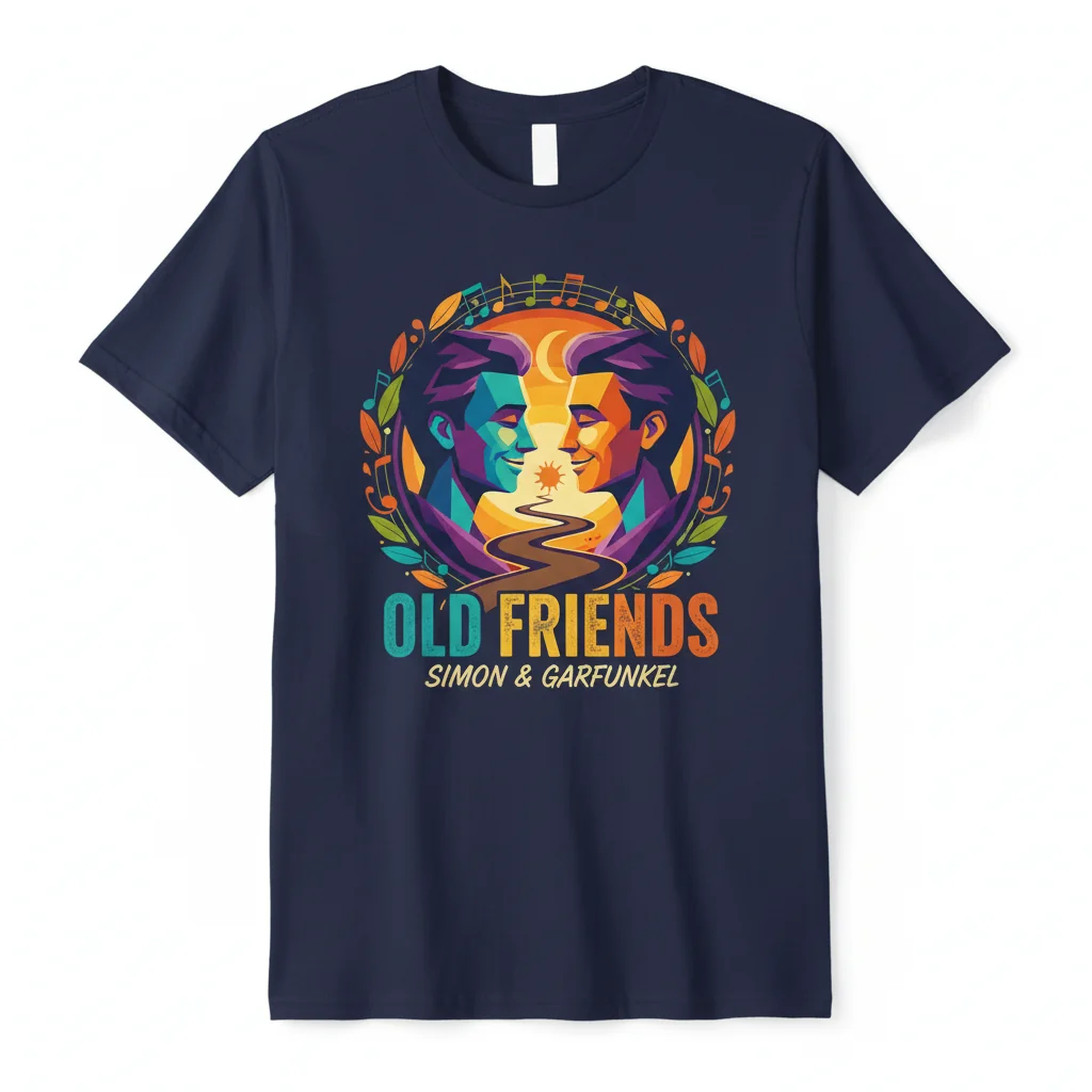 Paul Simon & Art Garfunkel 'Old Friends' Street Tee