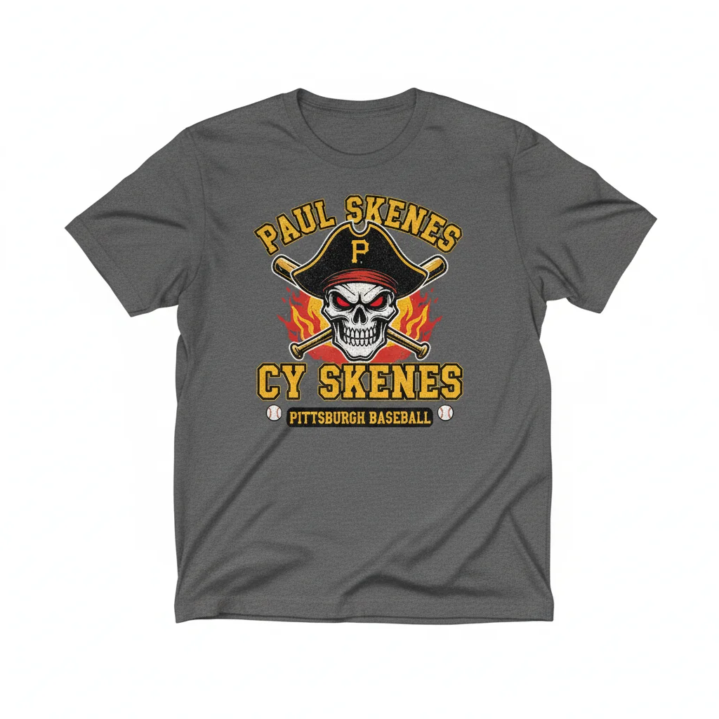 Paul Skenes 'Cy Skenes' Pittsburgh Pirates Baseball T-Shirt